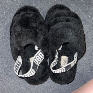 Kids FLUFF YEAH slides! size 5